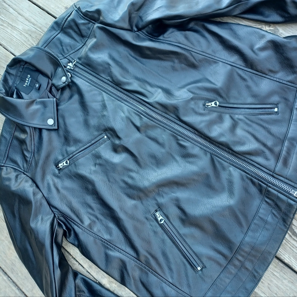 Torrid Leather Jacket - Picture 2 of 8